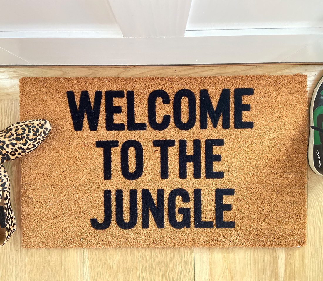 to the Jungle Doormat Jenn O'Brien Interiors
